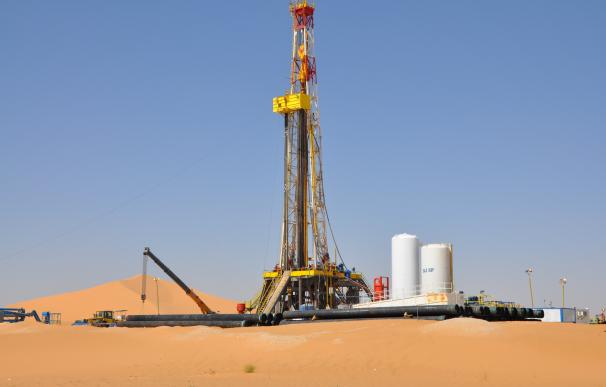 Yacimiento de gas en Argelia operado por la rusa Gazprom.