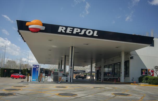 Estación de servicio Repsol.