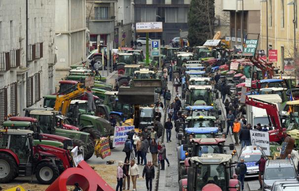 Protestas tractores España agricultores