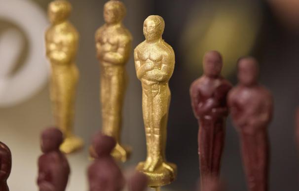 Miniatura de chocolate de la estatuilla de los Premios Oscar