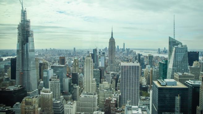 Panorámica de la ciudad de Nueva York desde uno de sus rascacielos.