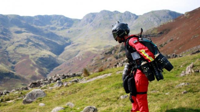 Oculto Telemacos captura Prueban en Reino Unido una mochila voladora para rescates en zonas difíciles
