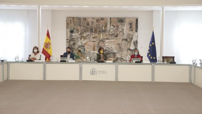 Consejo de ministros presidido por Carmen Calvo