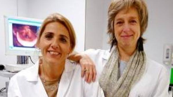 Las doctoras del Hospital Quirónsalud San José, Ana Machado y Judith Wuhl. (QS)