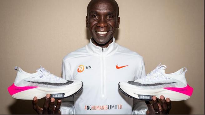 Nike ZoomX NEXT%: cómo comprar las zapatillas running de Eliud Kipchoge las ha bajado de 2h en el Maratón