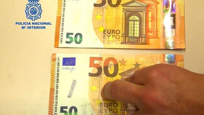 Las seis pautas del Banco de España para detectar un billete falso