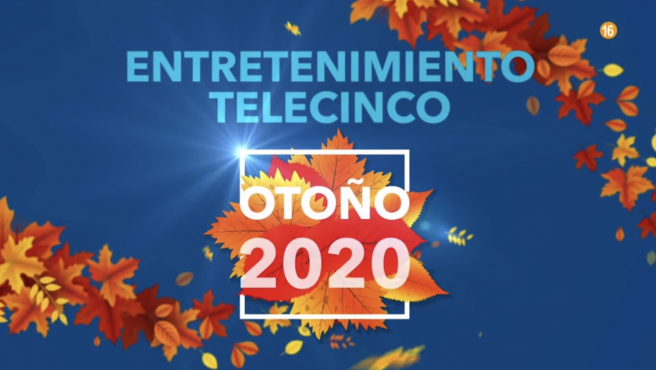 Grafismo (otoñal) de la promoción de Telecinco