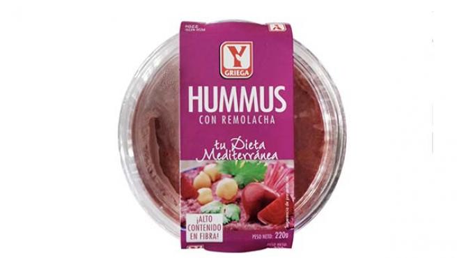 Hummus de remolacha