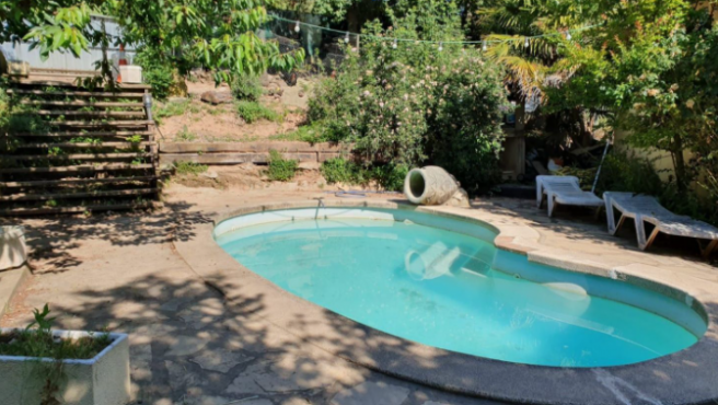 La casa con piscina a la venta en Muntanyola (Barcelona).