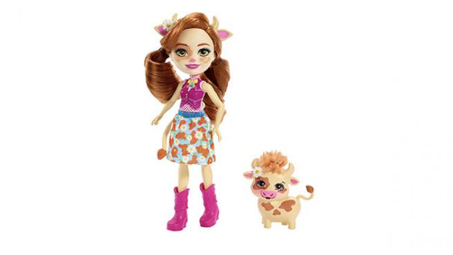 Muñeca con mascota: Cailey Cow y Curdle