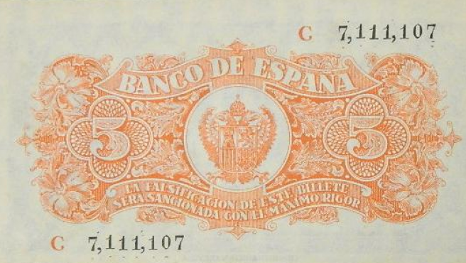 Billete de 5 pesetas de 1937 Portabella.