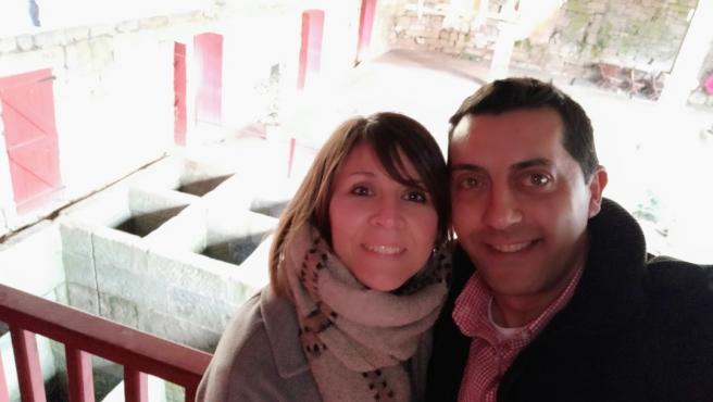 Paula Duarte y su marido, Miguel Ángel, dos afectados por las tarjetas revolving.
