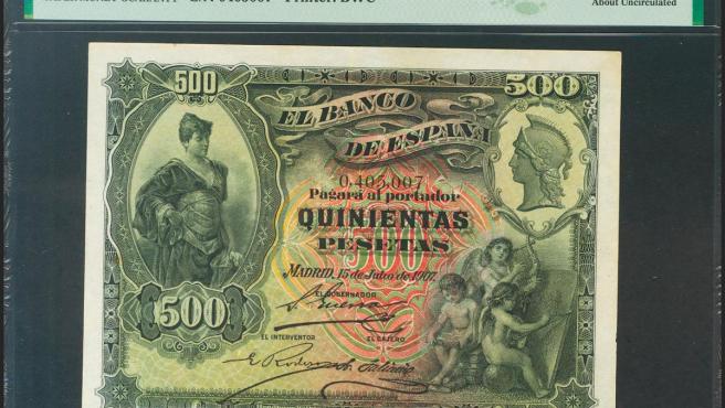 Billete de 500 pesetas
