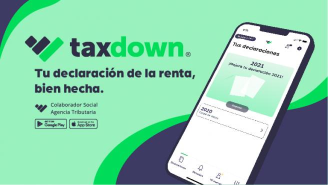 TaxDown está disponible para teléfonos Android e IOS