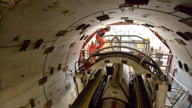 Túneles de Crossrail, en el metro de Londres.
