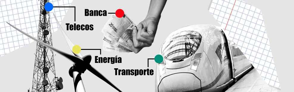 Energía, banca, telecos y transportes, el tejido empresarial español convulsa entre opas y fusiones