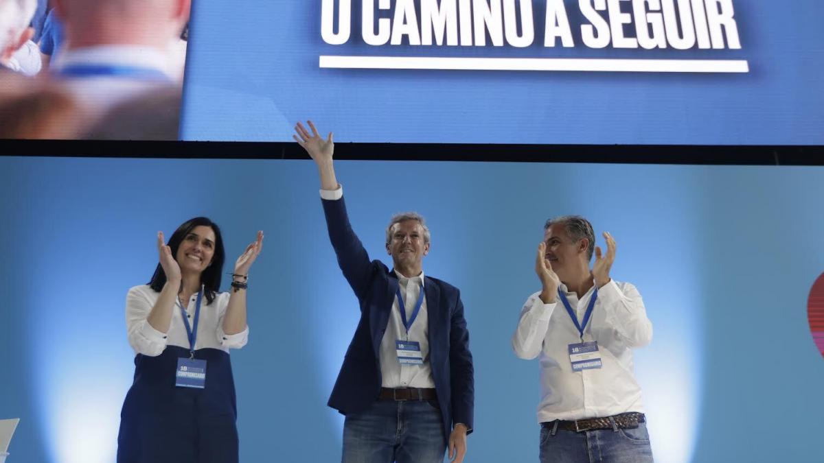El PP gallego remata el relevo de Feijóo: Rueda nuevo líder con el 97,2% de votos