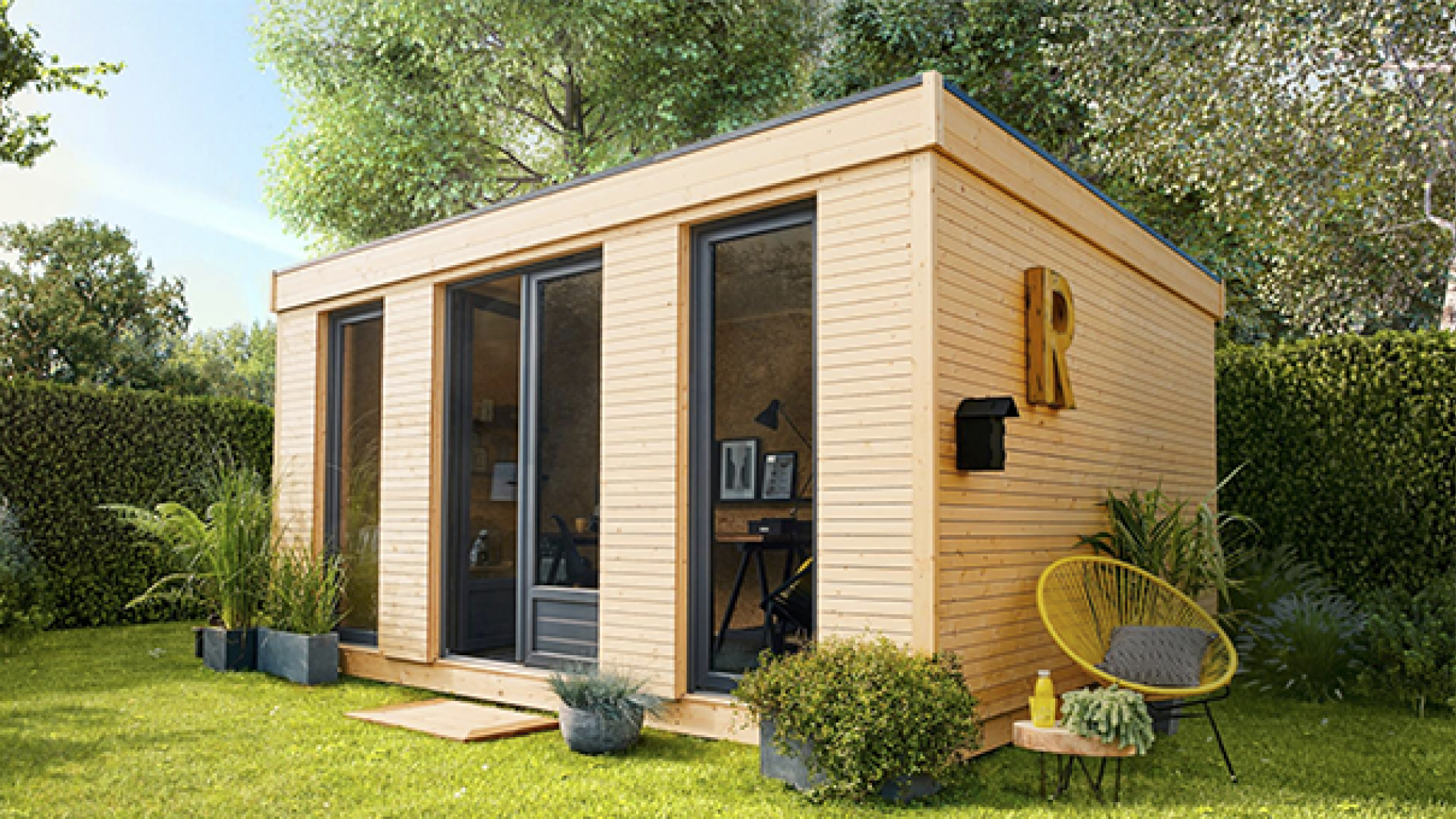 Casas prefabricadas por menos de 15.000 euros para instalar en el jardín o  el patio