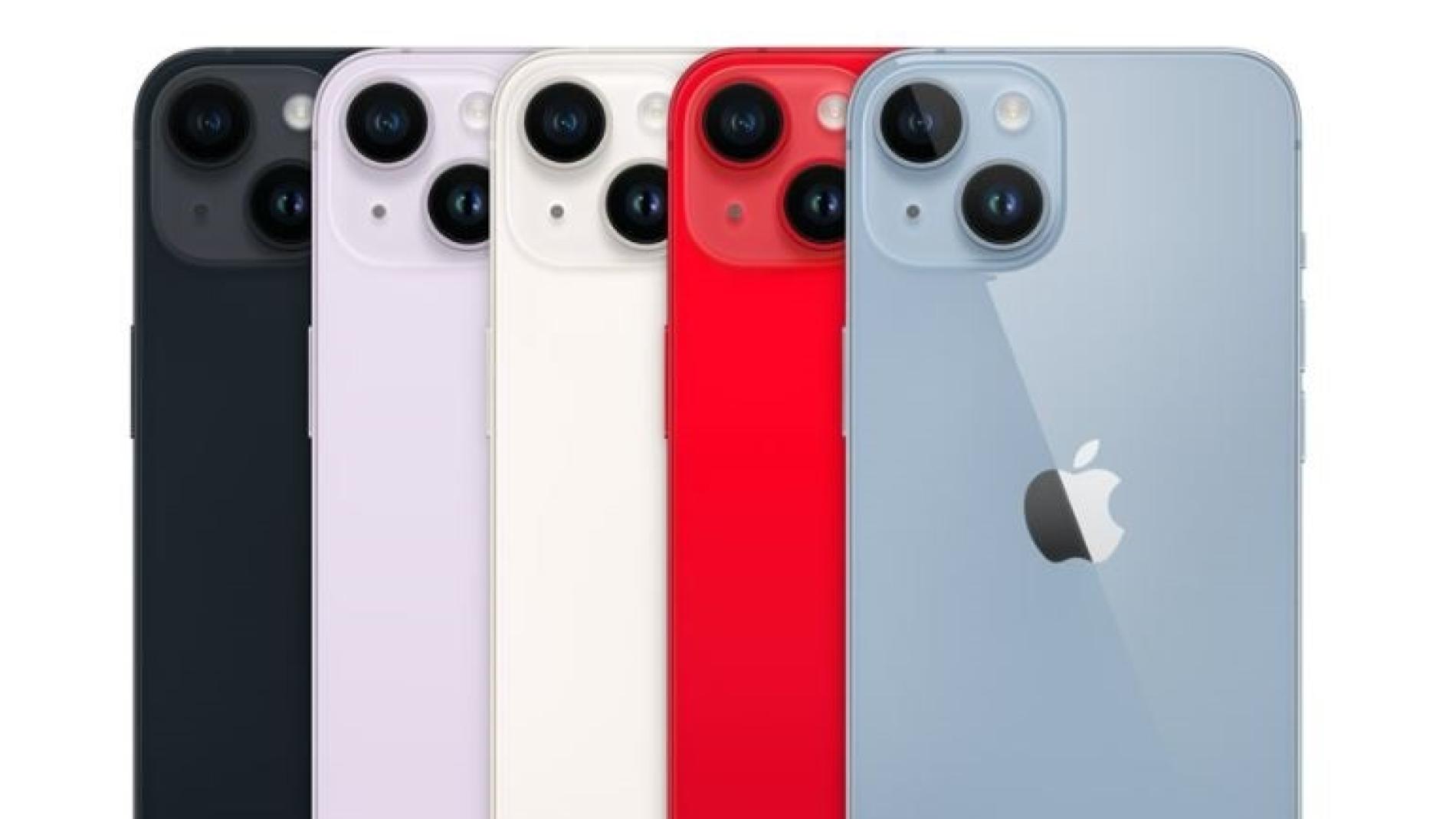 Así son los nuevos colores de los iPhone 15